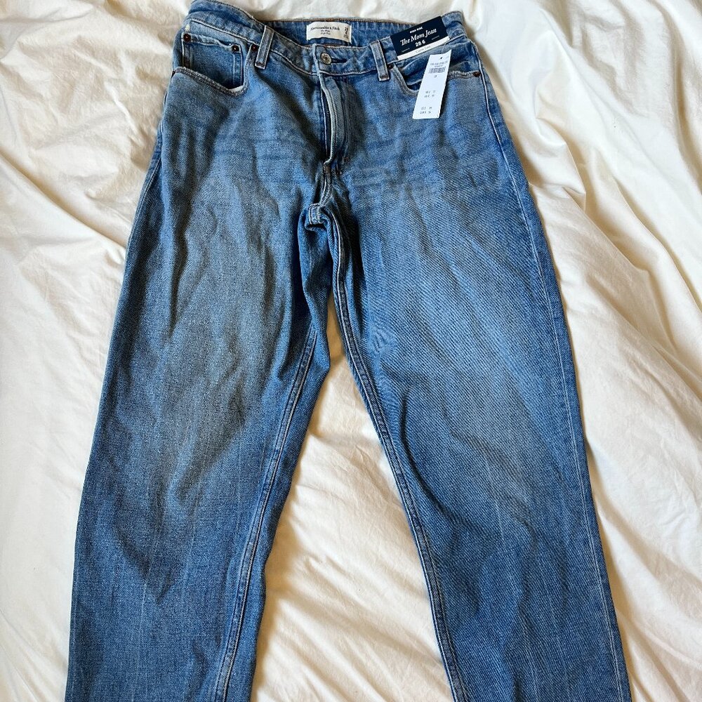 Abercrombie Mom Jean Curve Love Sz 28 NWT